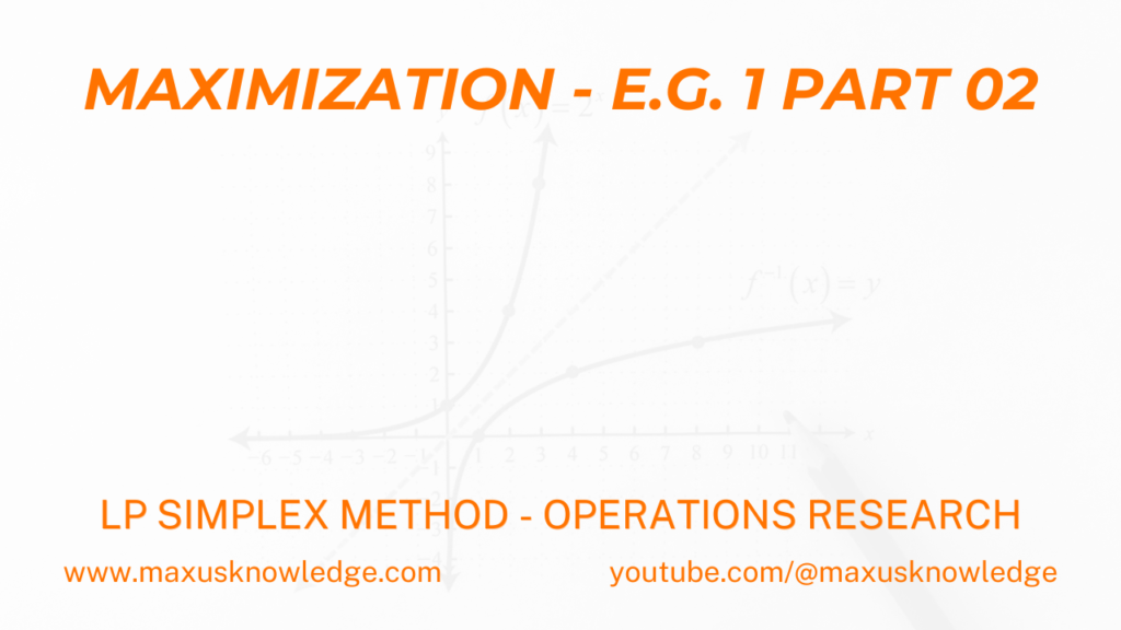Solving LP problems using simplex method - Examples of LPP